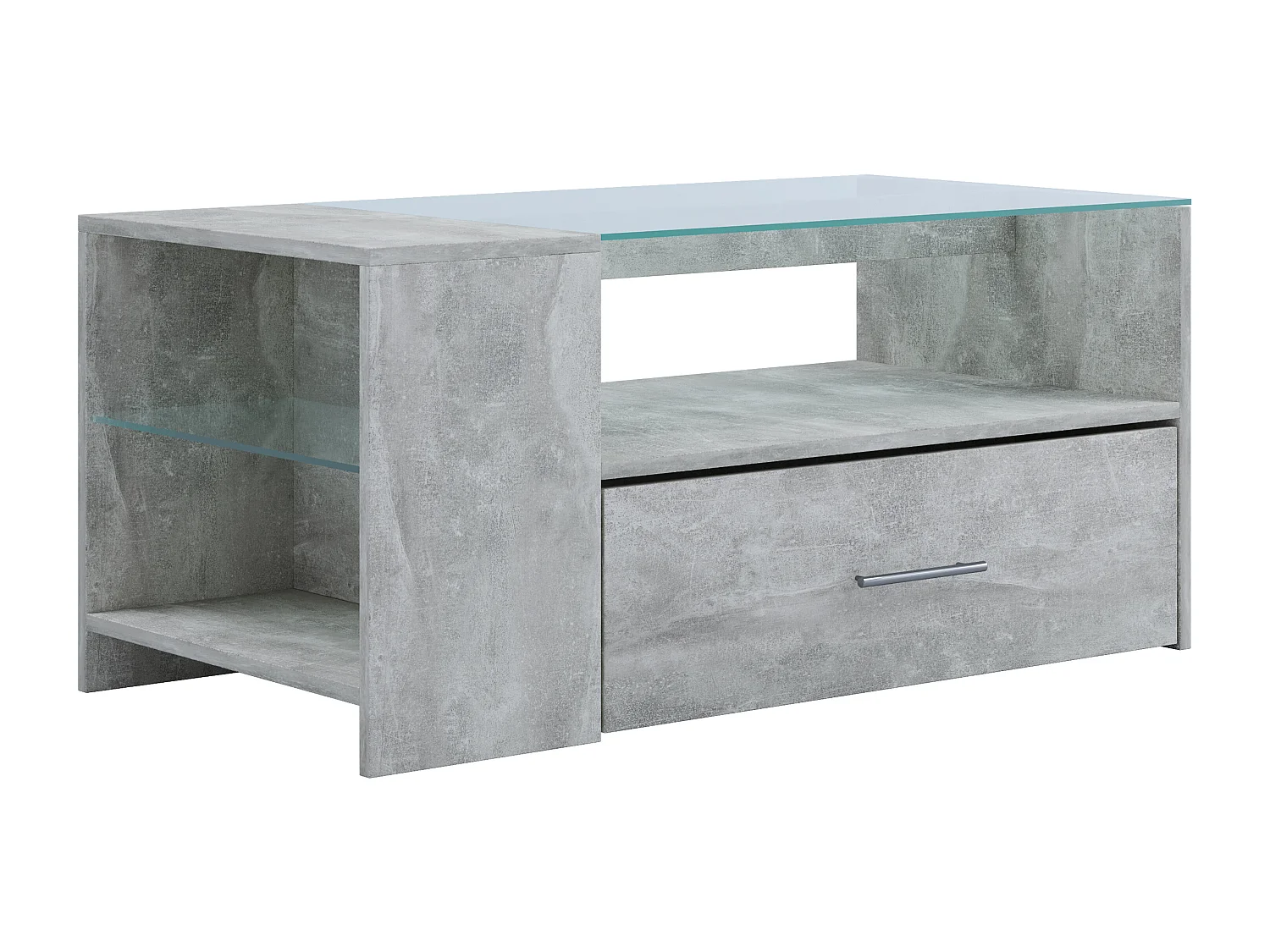 Side table & coffee table Tindala Concrete Optics H. 45 x W. 100 x D. 50 cm