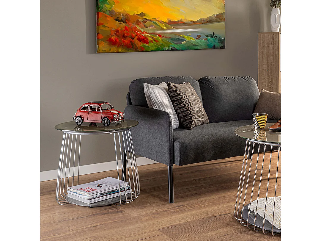 Rivda Table basse, coloris cappuccino.