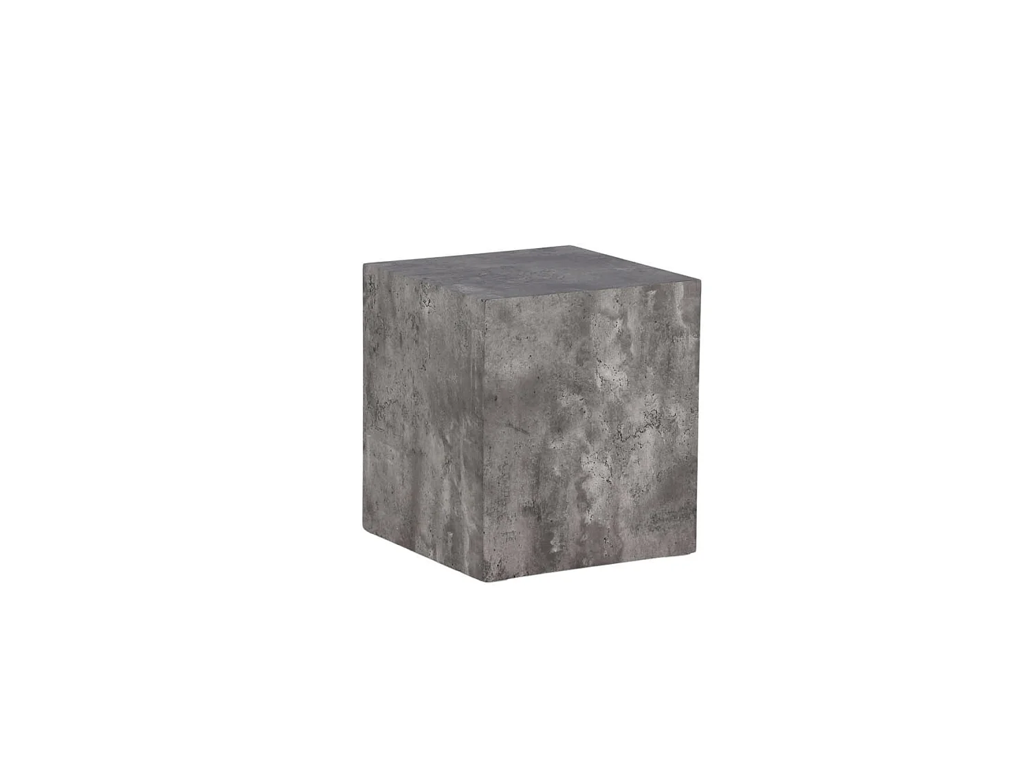 Table d'Appoint Imitation Marbre "York" 45cm Gris Foncé