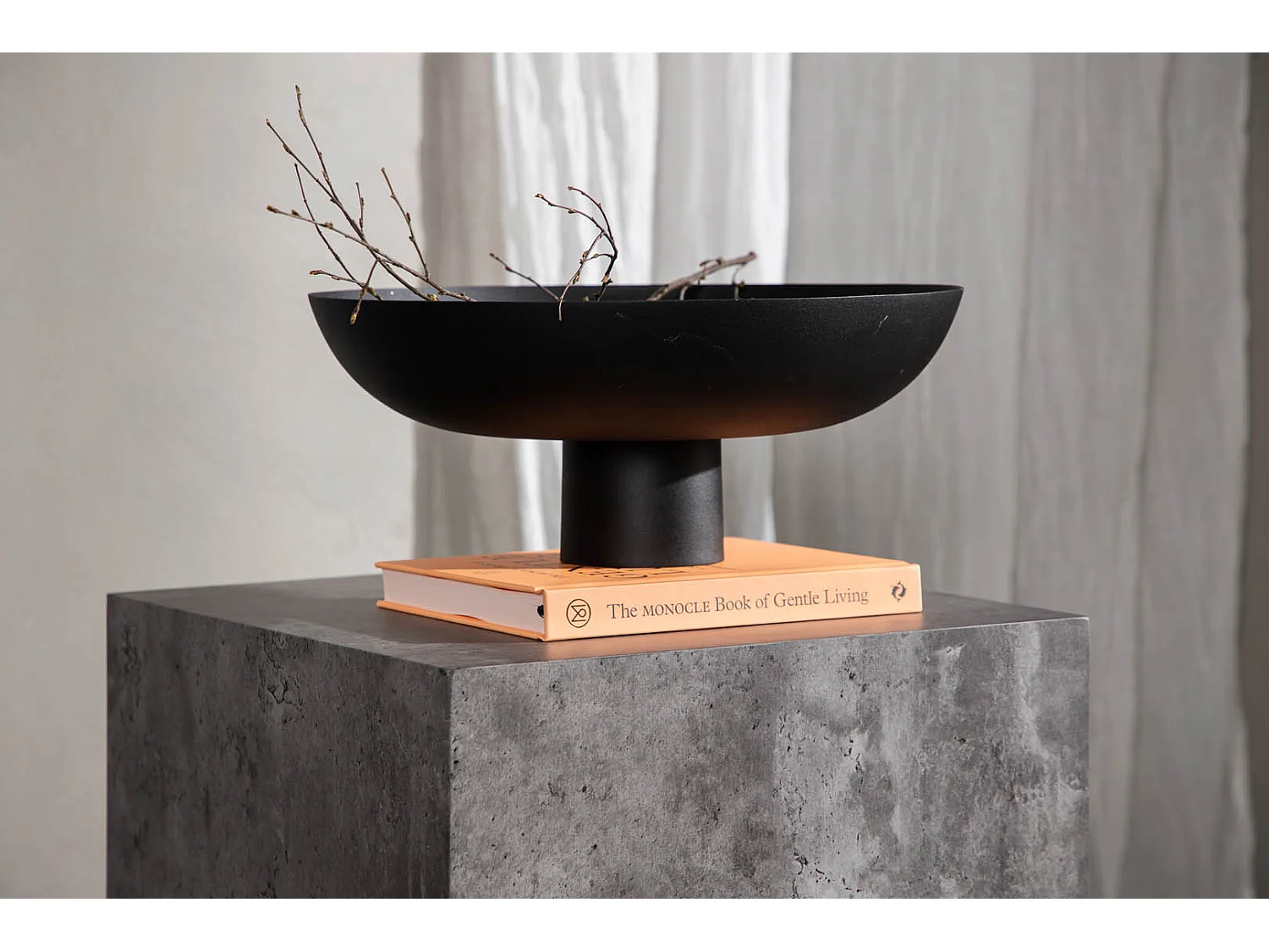 York bijzettafel 40x40x45cm donkergrijs.