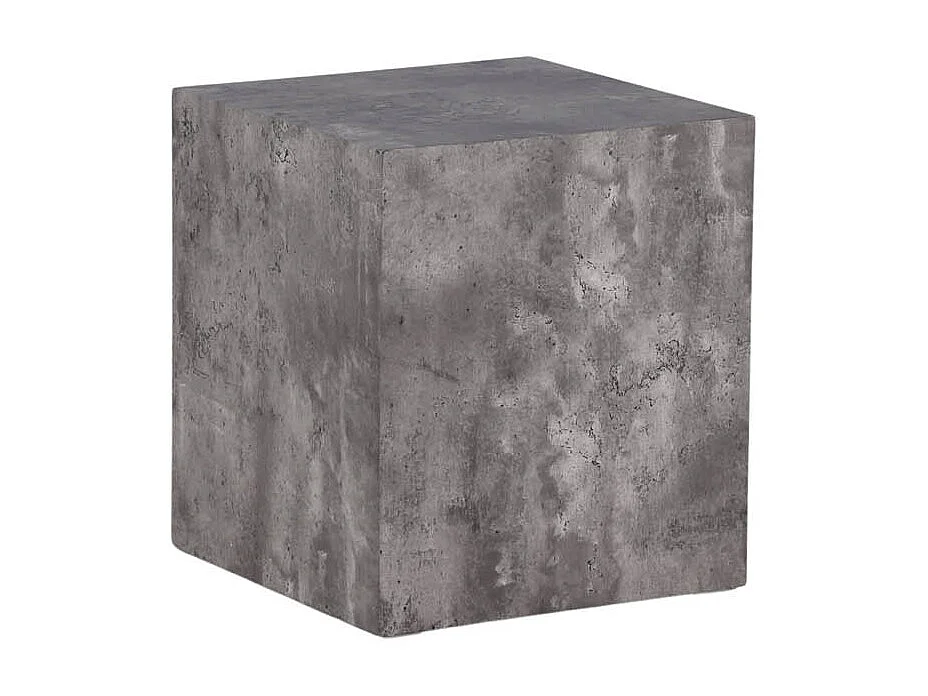 York table d'angle 40x40x45cm gris foncé.