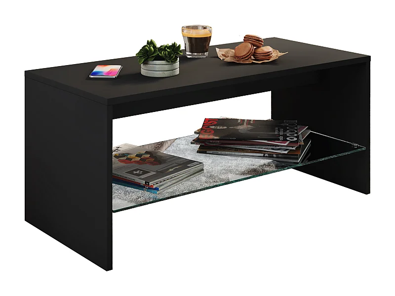 Side table & coffee table Wisal Black H. 40 x W. 90 x D. 40 cm