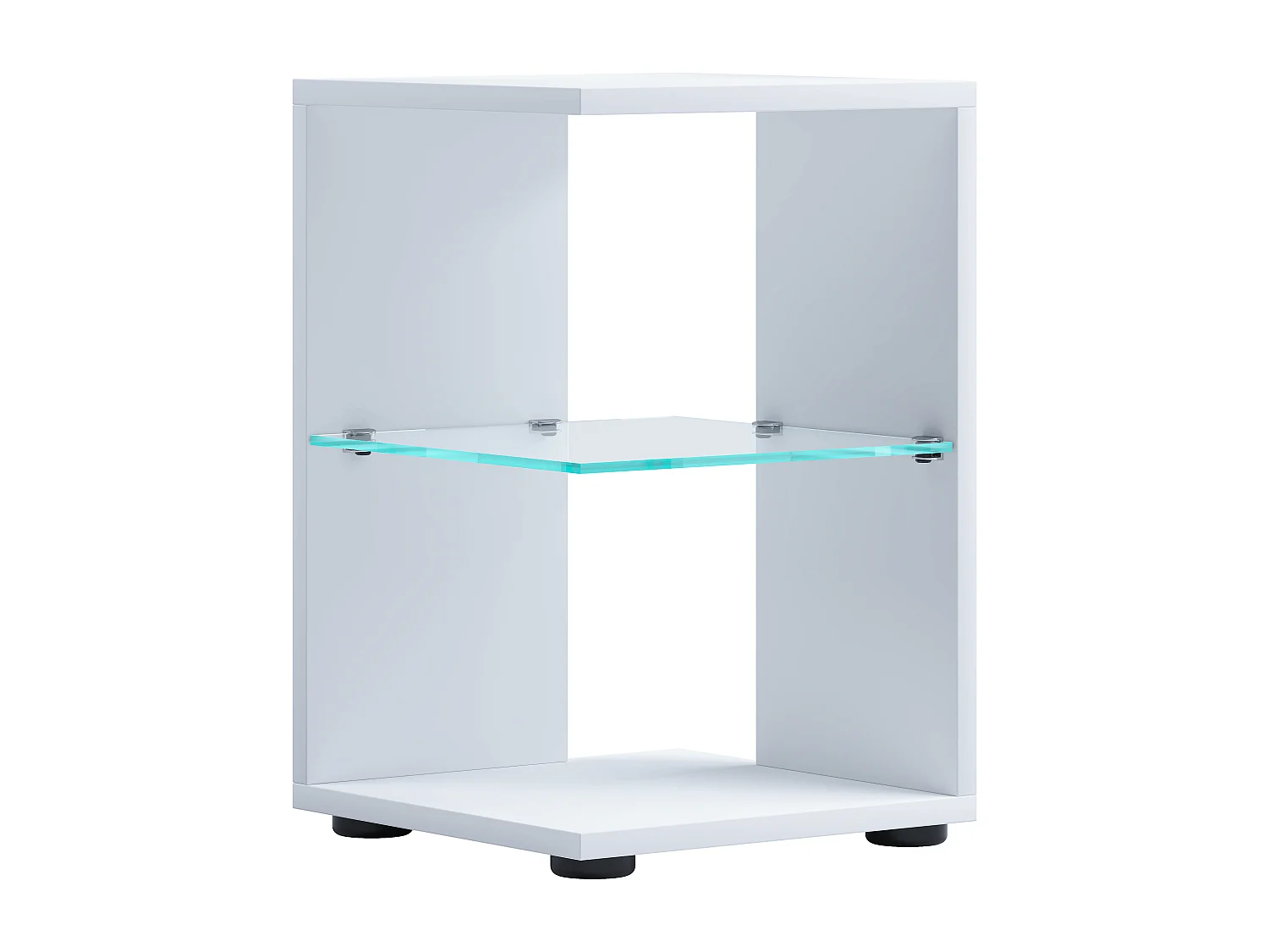 Side table & coffee table Elani White H. 45 x W. 30 x D. 30 cm