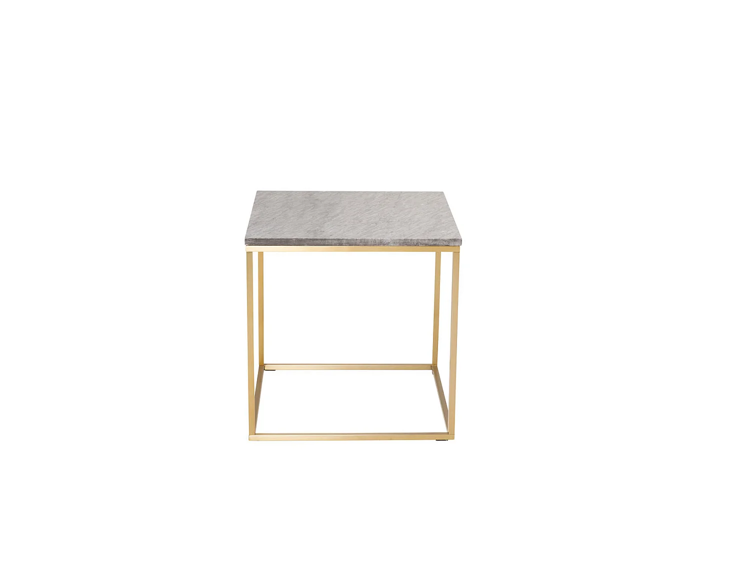Table Basse en Marbre "Estelle" 50cm Gris