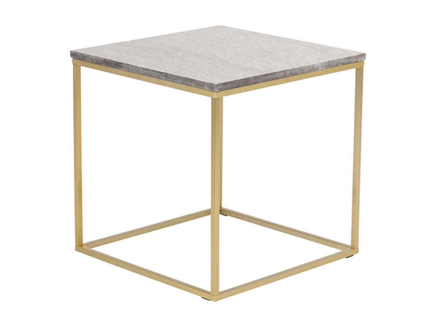 Table Basse en Marbre "Estelle" 50cm Gris