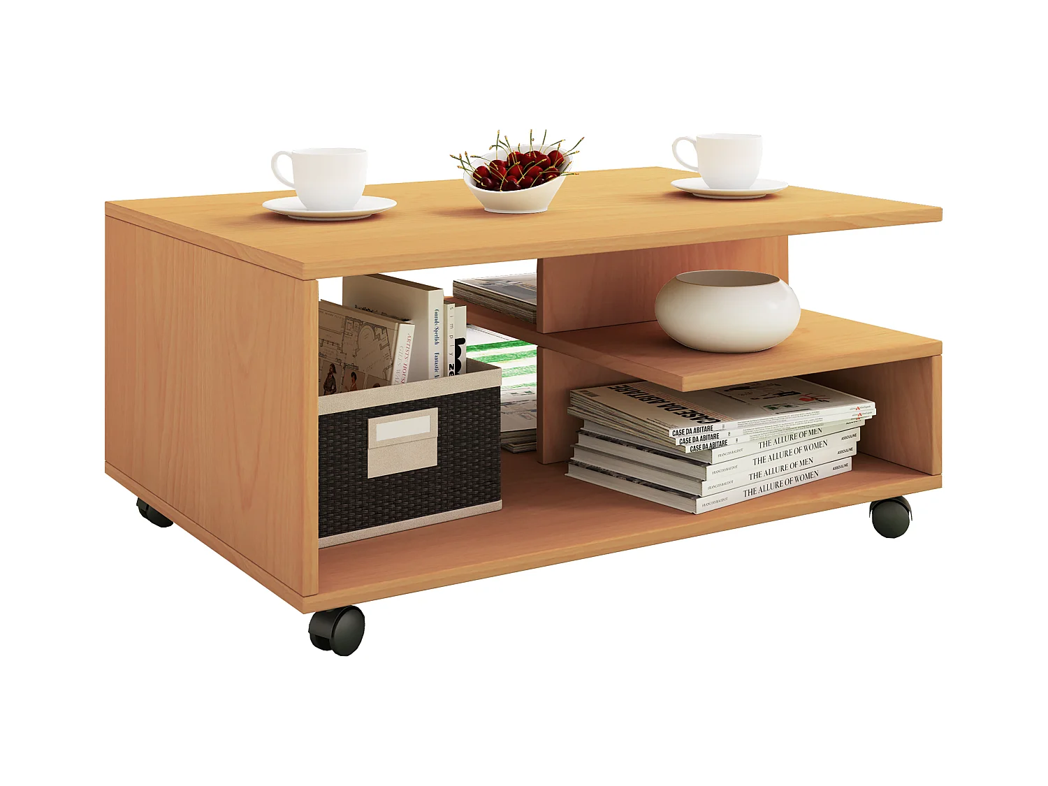 Side table & coffee table Stango Book Dimensions approx. H. 41 x W. 80 x D. 50 cm