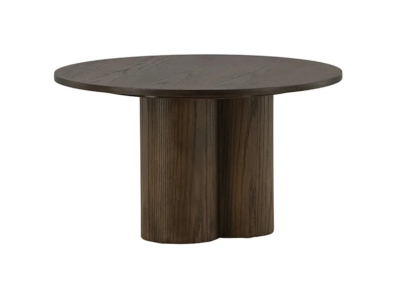 Olivia Couchtisch Ø80cm braun.