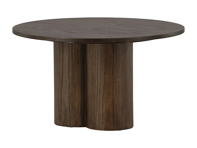 Table Basse Ronde "Olivia" 80cm Moka