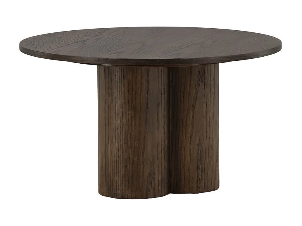 Olivia table basse ⌀80cm marron.