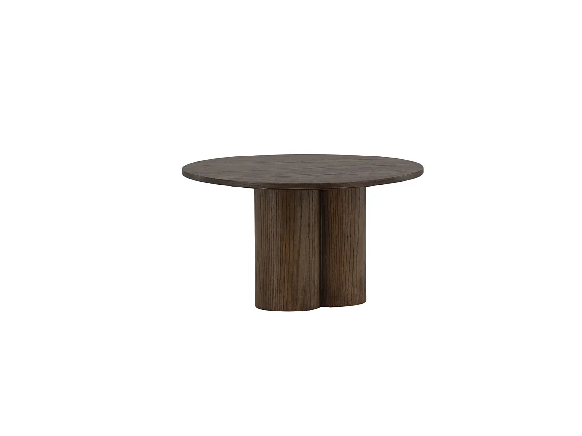 Olivia salontafel Ø80cm bruin.
