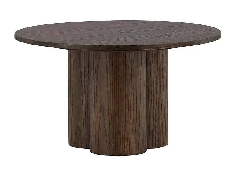 Olivia Couchtisch Ø80cm braun.