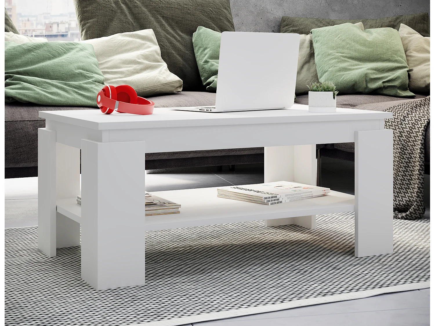 Drewno Sofabed Coffee Table Rolas