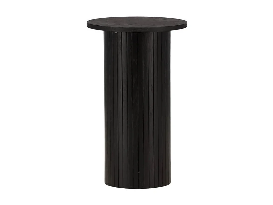 Bianca bijzettafel Ø40cm zwart.