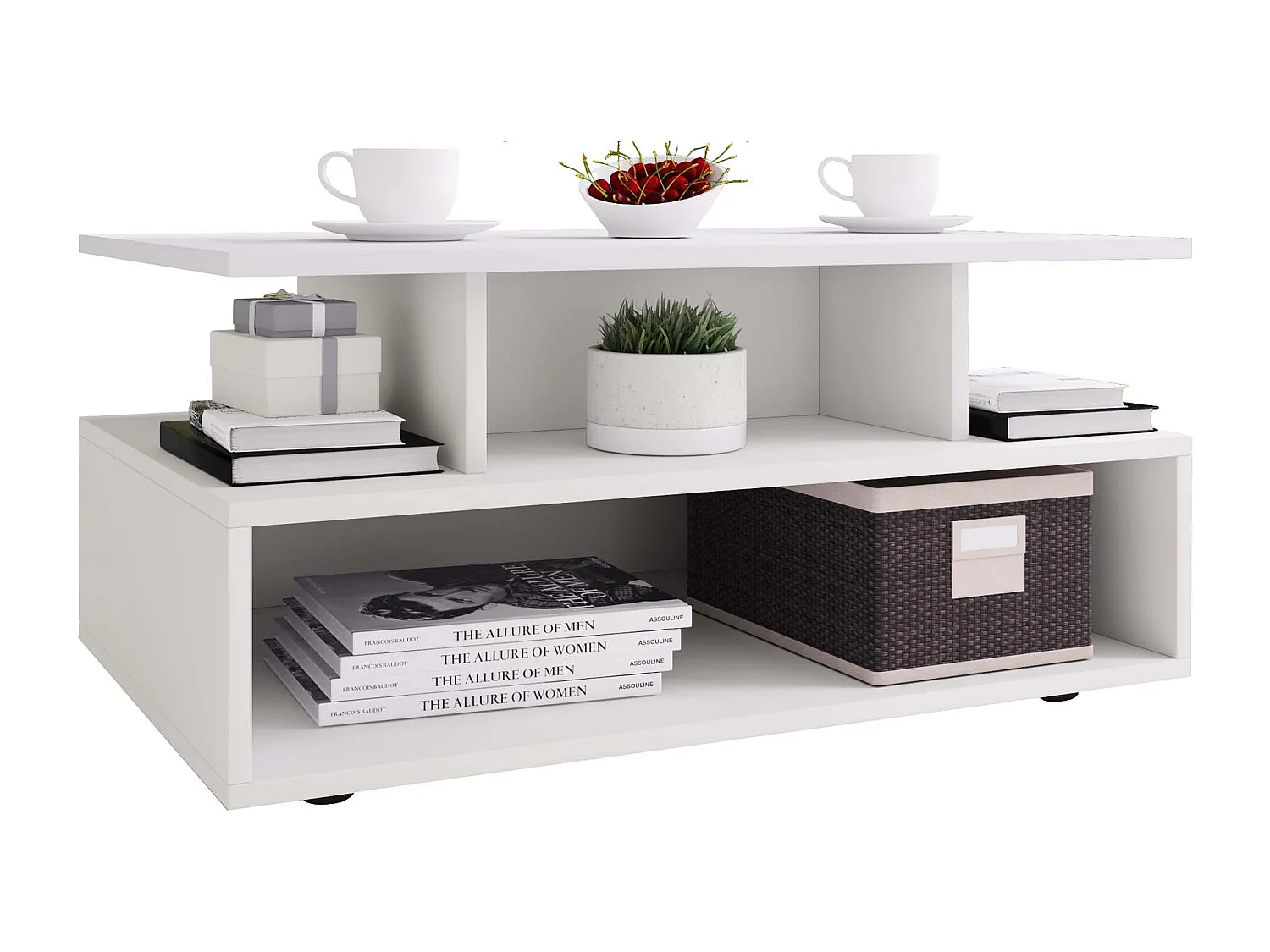 Holz Sofatisch Couchtisch Wohnzimmertisch Esila