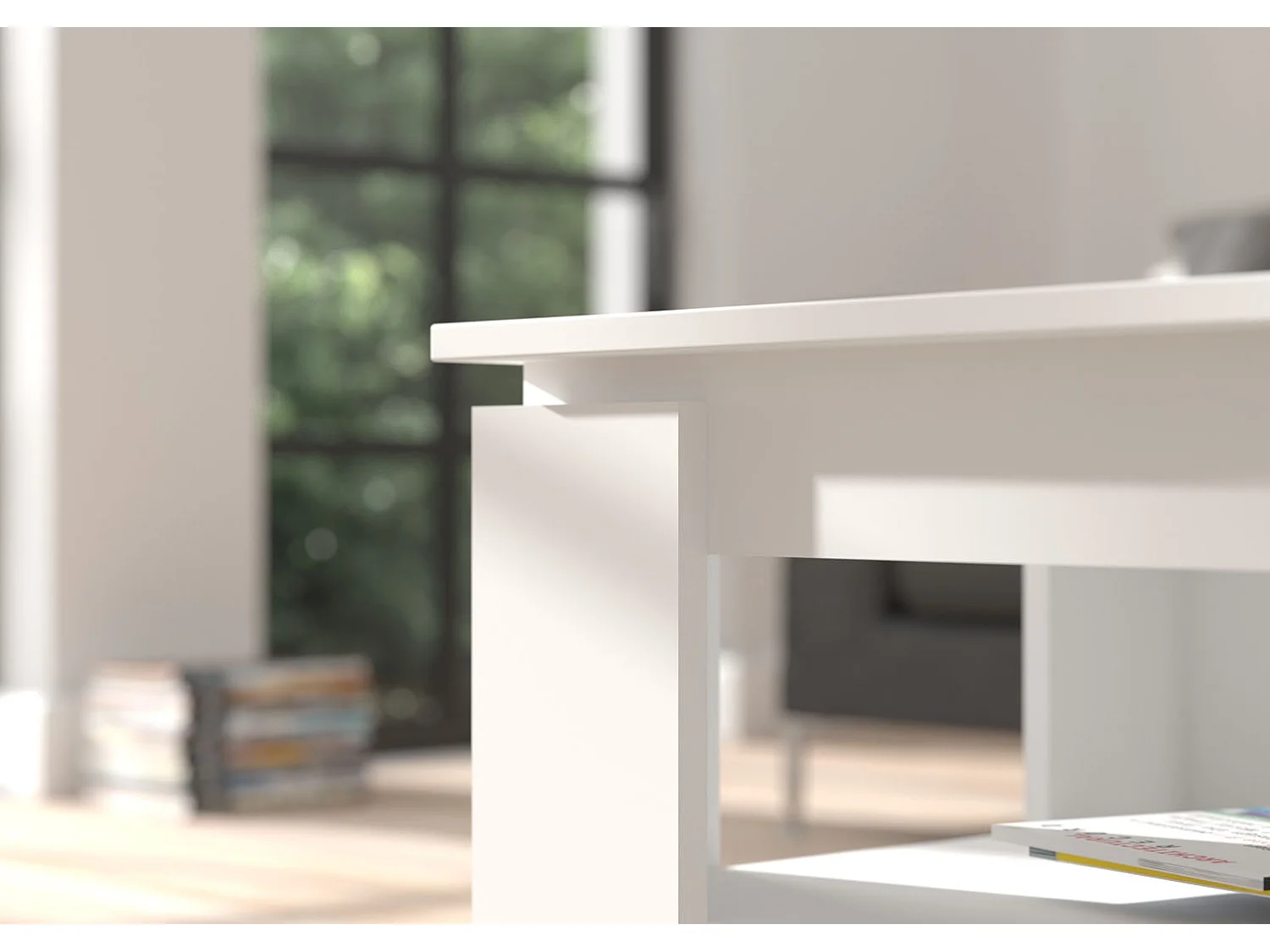 Titan salontafel wit.