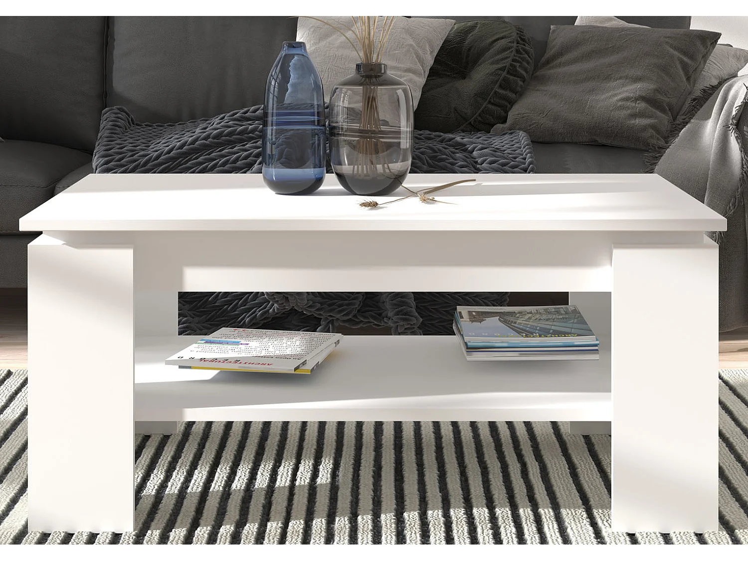 Titan salontafel wit.