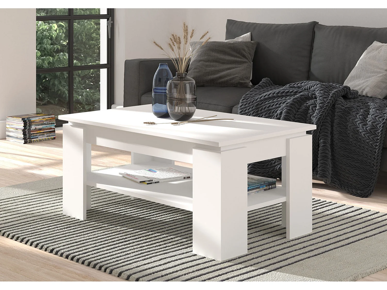 Titan salontafel wit.