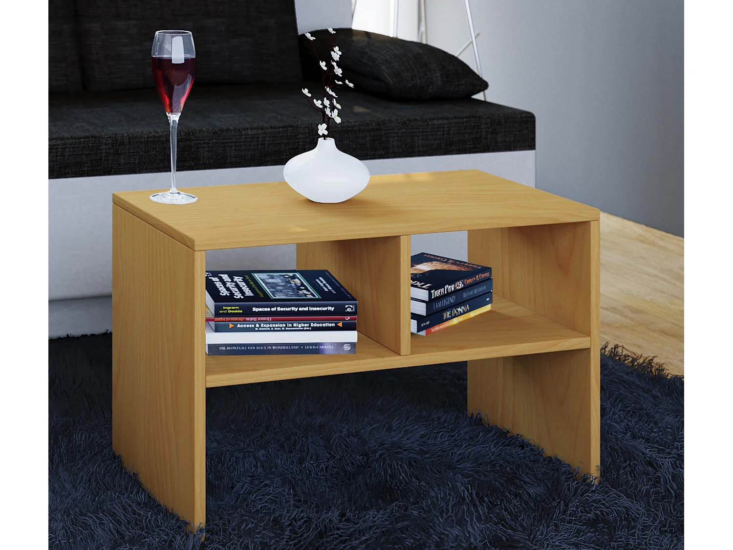 Side table & coffee table Nachto Book H. 40 x W. 63 x D. 30 cm