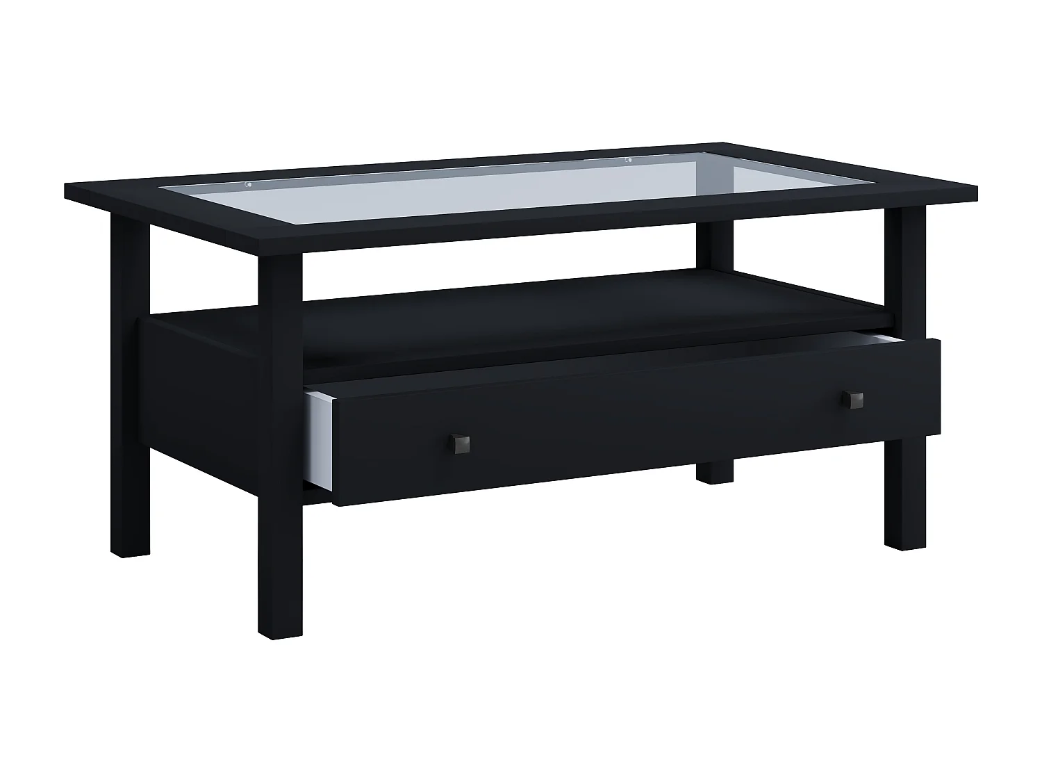 Mesa lateral & mesa de café Lingis Preto A. 42 x L. 90 x P. 54 cm