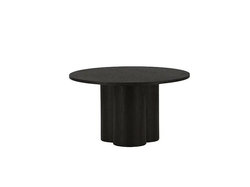 Table Basse Ronde "Olivia" 80cm Noir