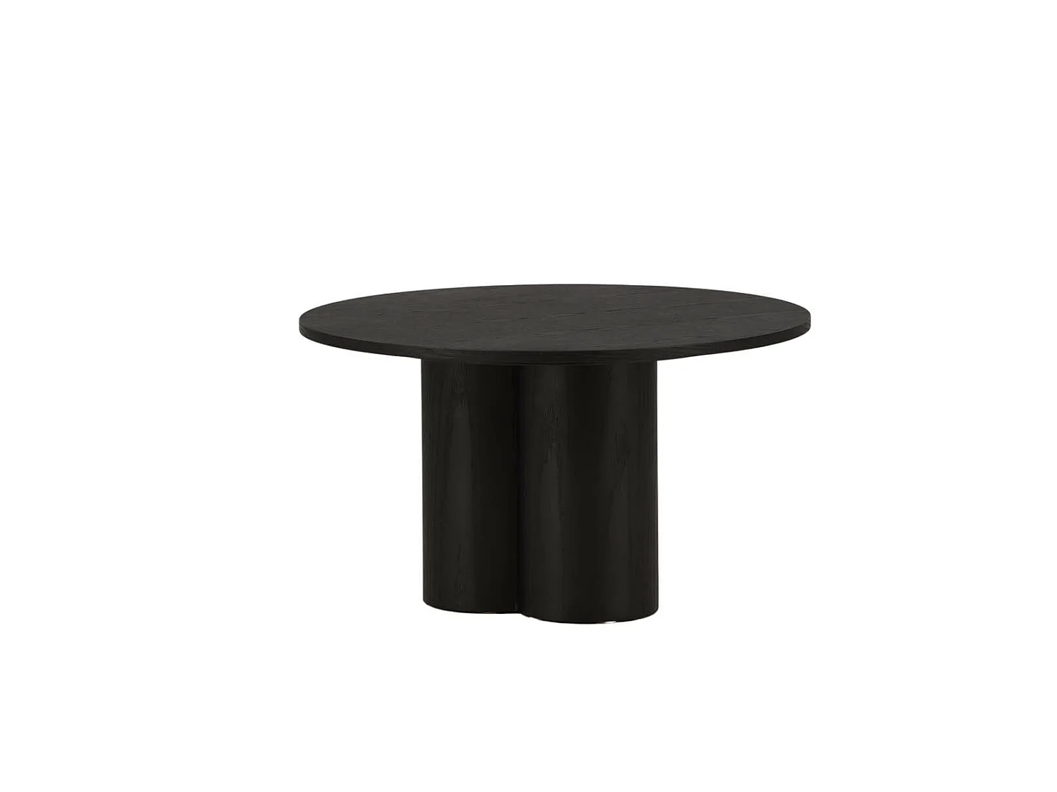 Olivia salontafel Ø80cm zwart.