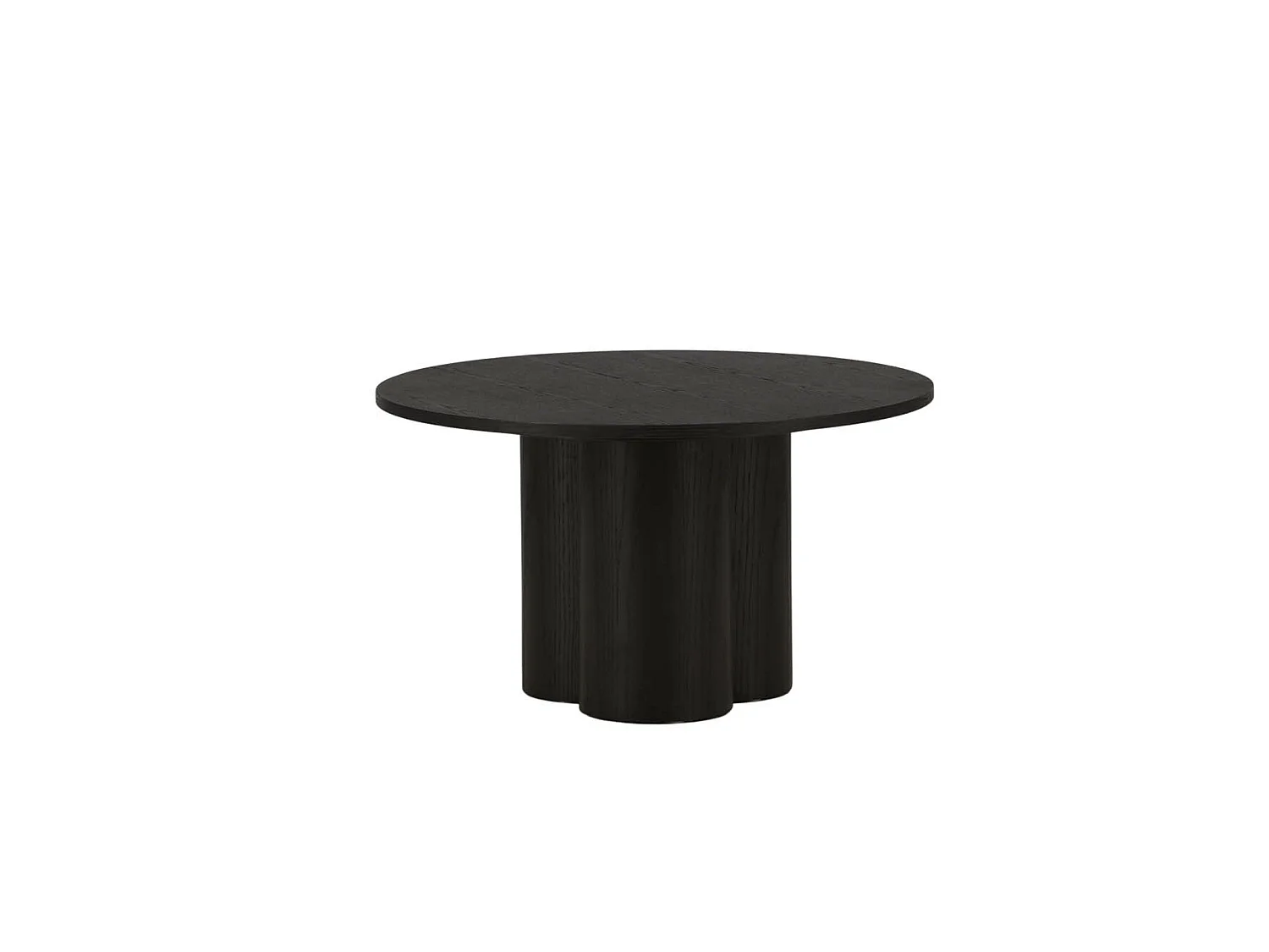 Table Basse Ronde "Olivia" 80cm Noir