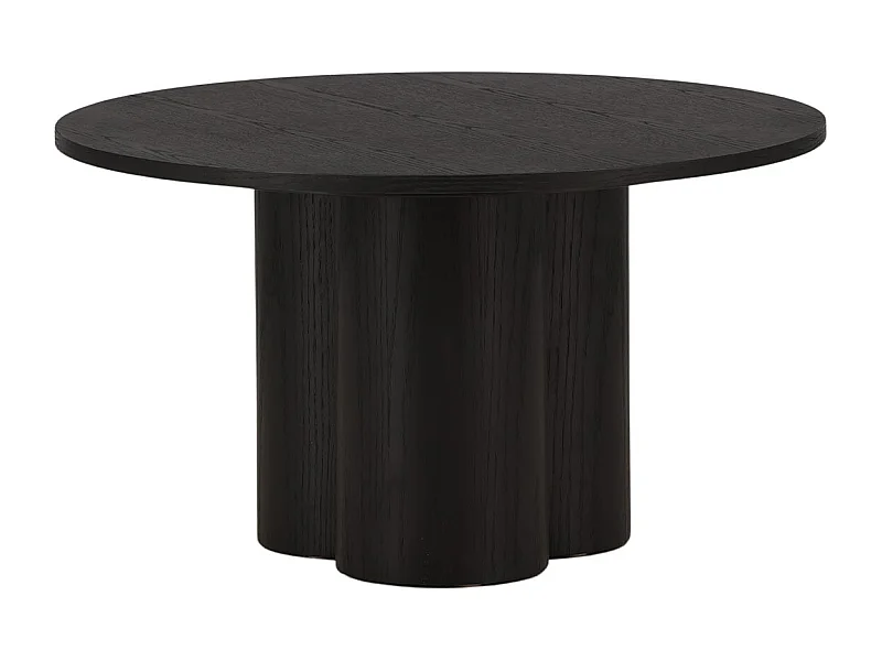 Table Basse Ronde "Olivia" 80cm Noir