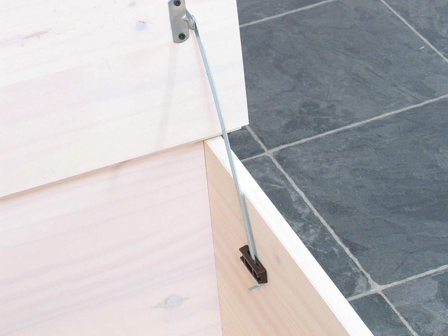 Dekenkist met laden wit salontafel New Mexico.