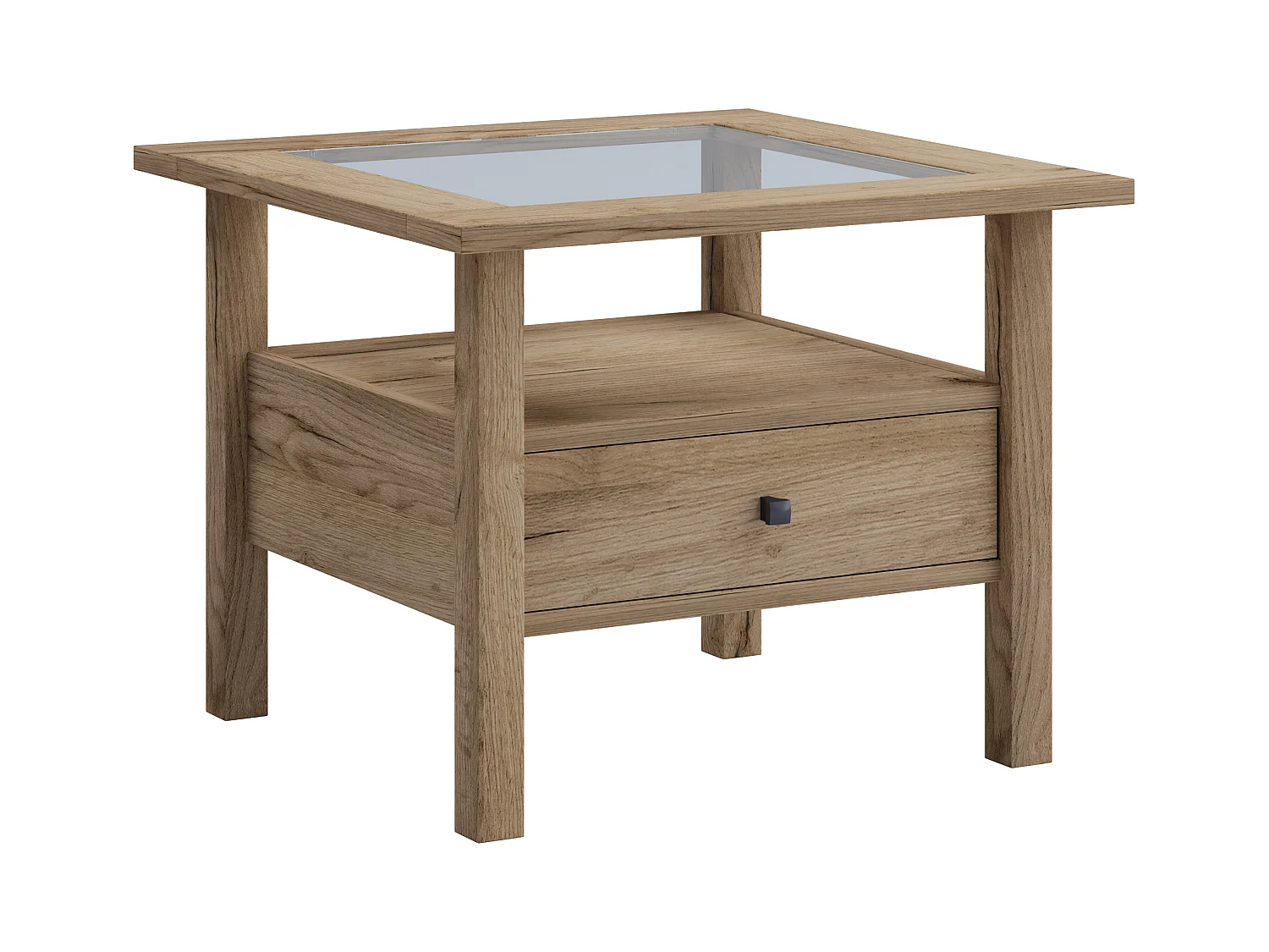 Holz Sofatisch Couchtisch Schublade Lingis M