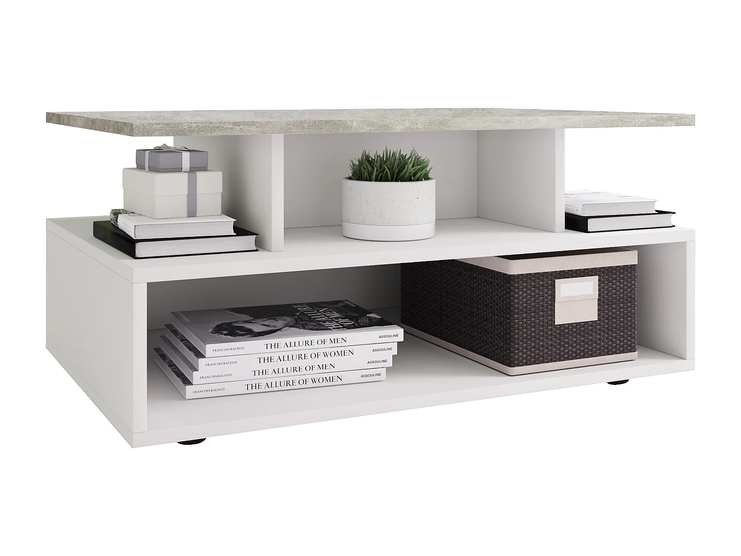 Holz Sofatisch Couchtisch Wohnzimmertisch Esila