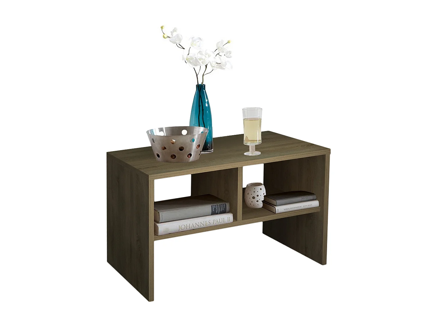 Side table & coffee table Nachto Sonoma oak (Sägerau) H. 40 x W. 63 x D. 30 cm