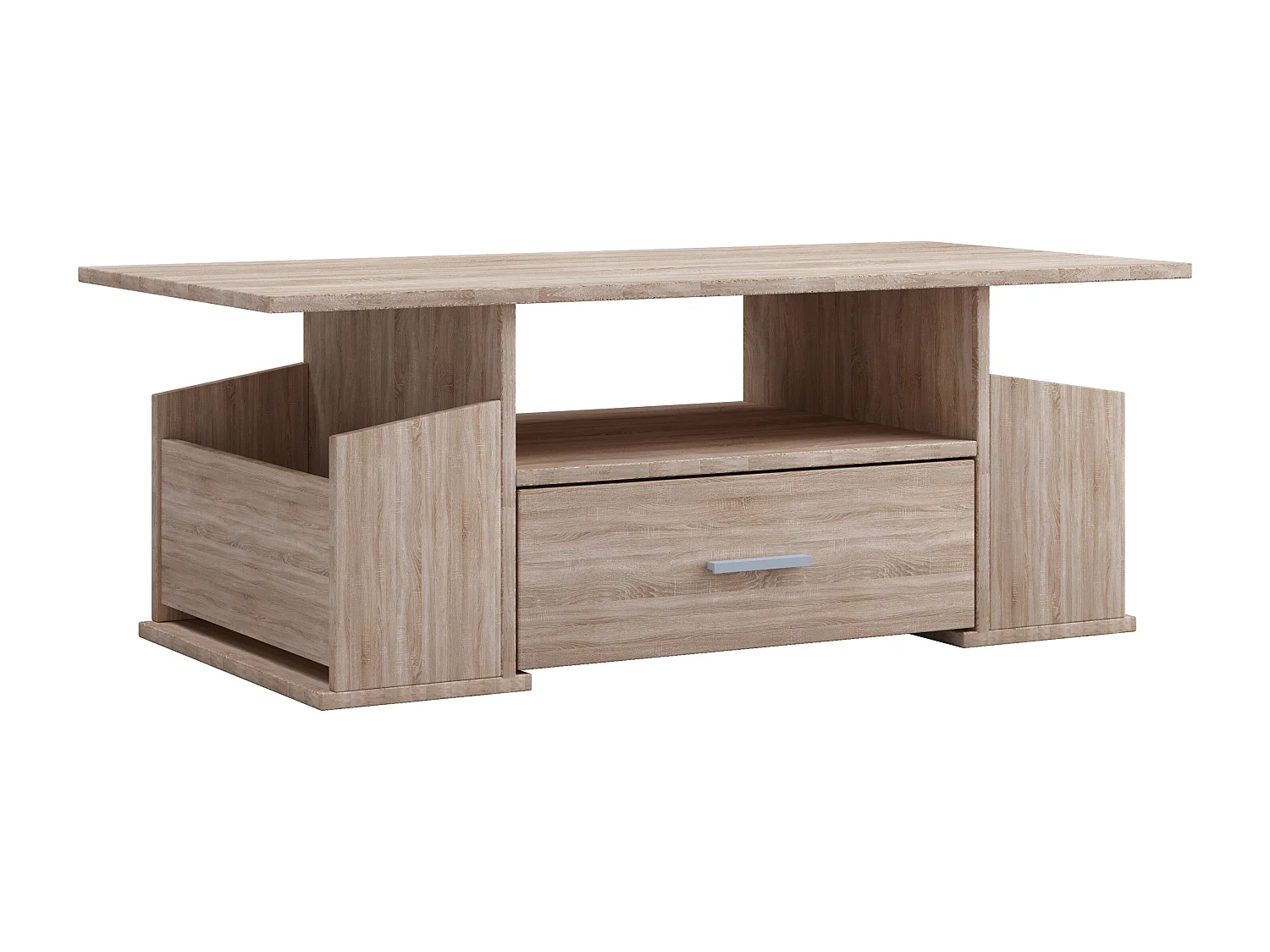 Side table & coffee table Junata Sonoma oak (Sägerau) H. 44 x W. 110 x D. 52 cm