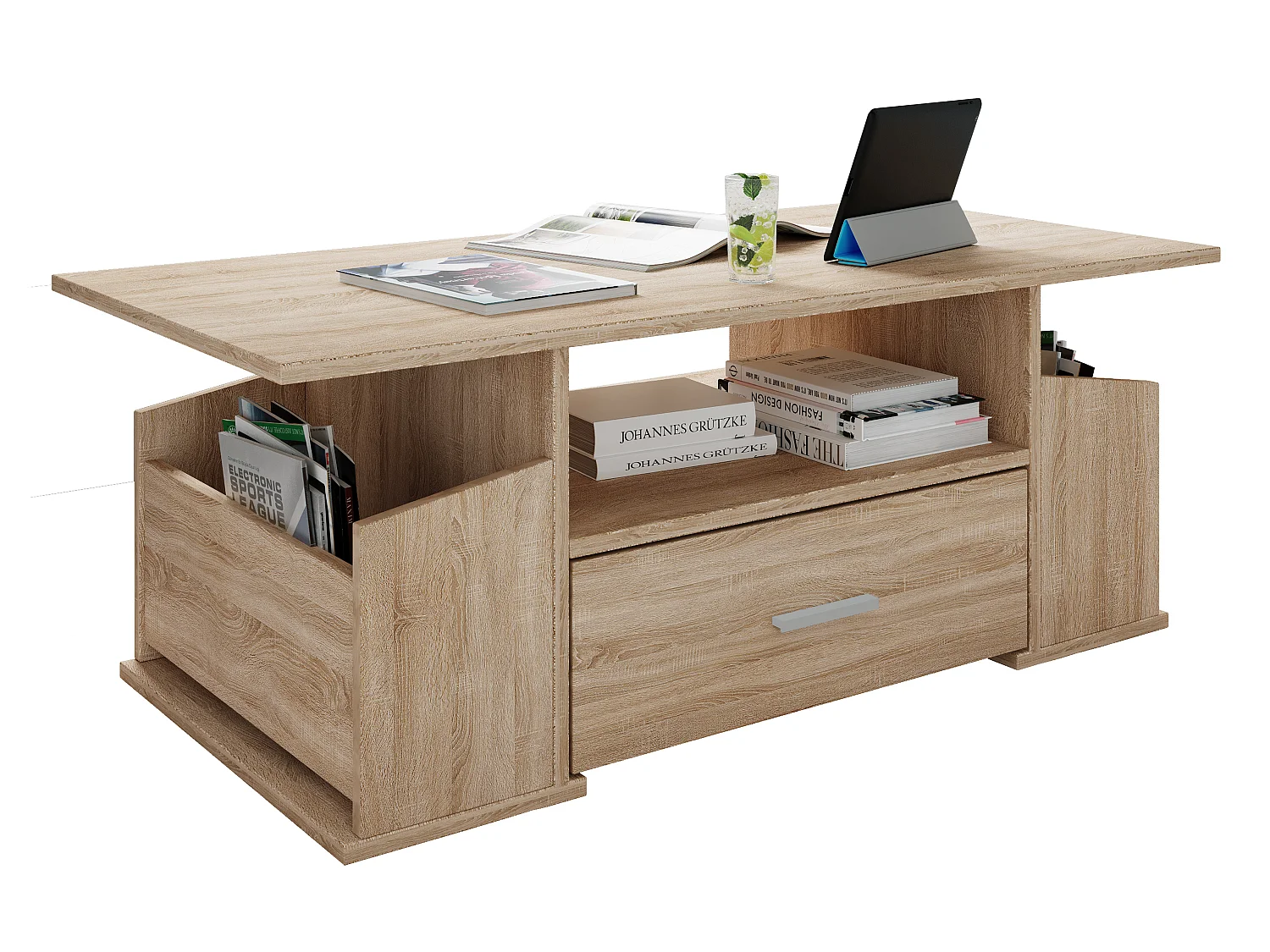 Zachte salontafel lade Junata