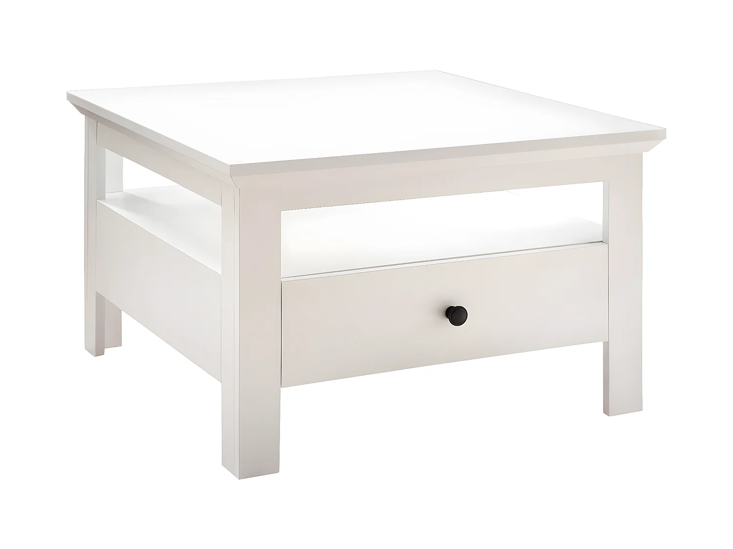 Universal Table basse 70 x 70 cm, blanc.