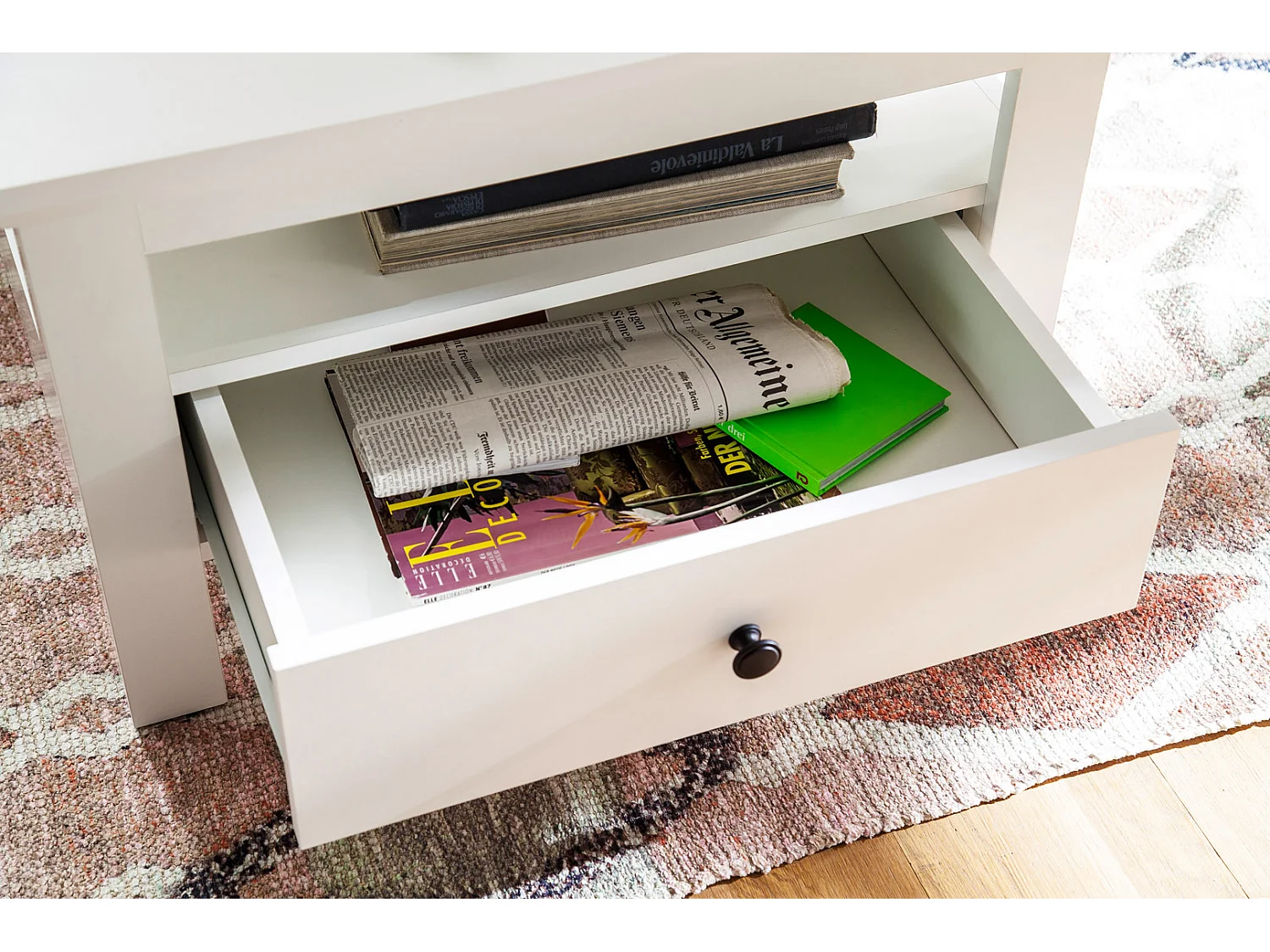 Universal Table basse 70 x 70 cm, blanc.