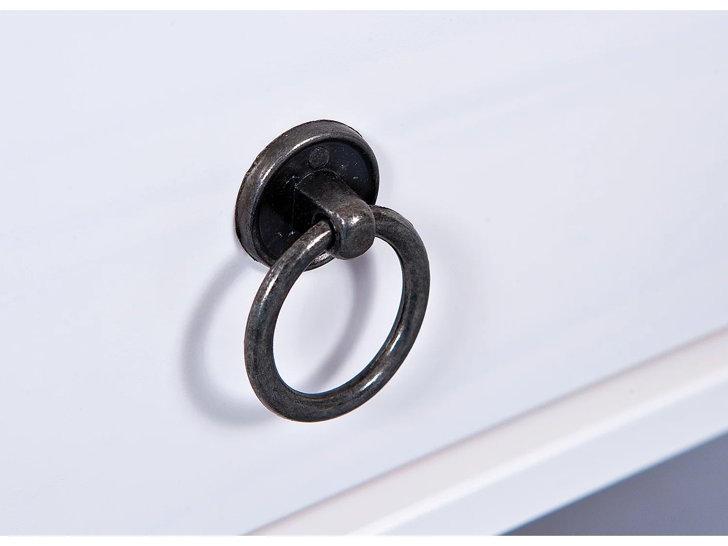 Pall salontafel 1 lade, 1 plank wit.