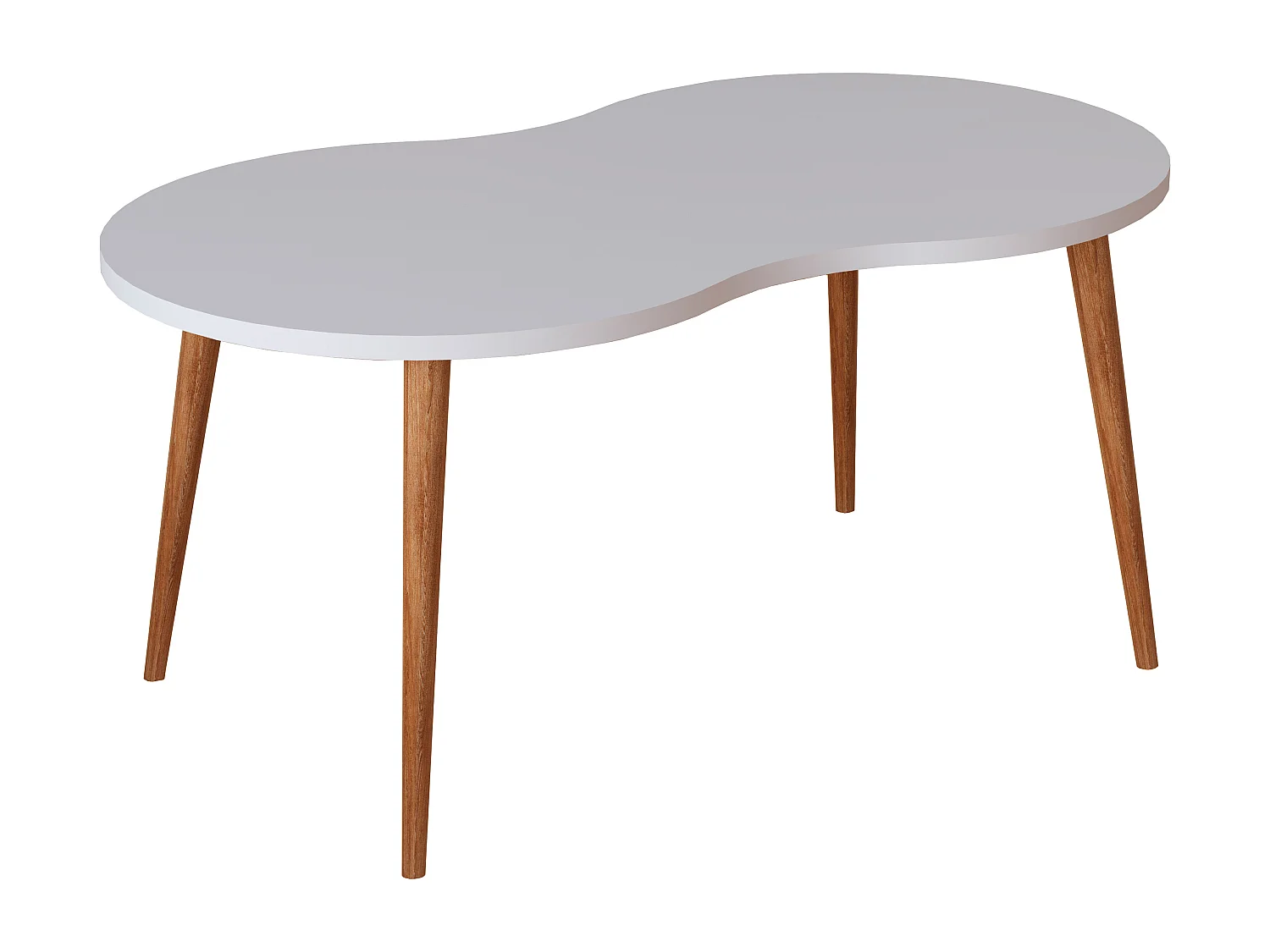 Side table & coffee table Barilo White H. 42 x W. 90 x D. 41 cm