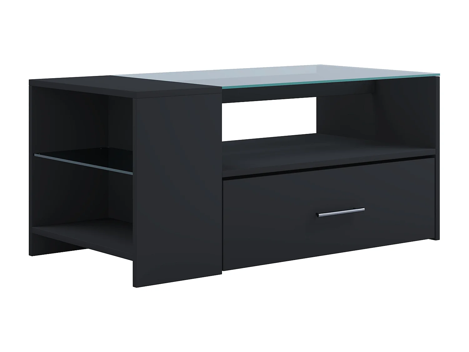 Side table & coffee table Tindala Black H. 45 x W. 100 x D. 50 cm