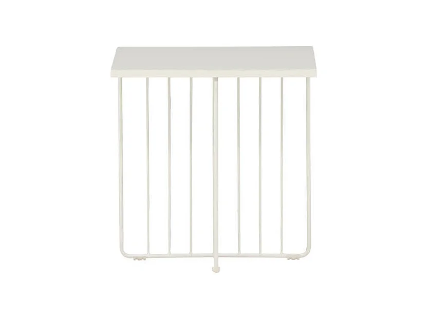 Table d'Appoint Design "Dayton" 40cm Blanc