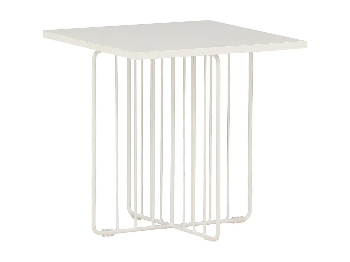 Table d'Appoint Design "Dayton" 40cm Blanc