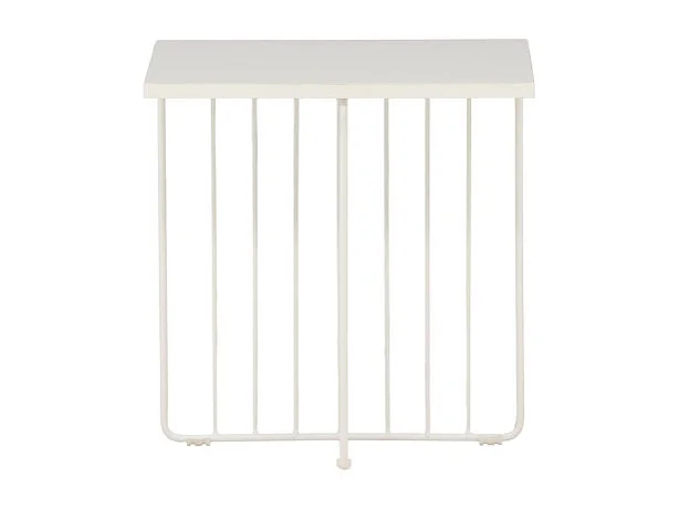 Table d'Appoint Design "Dayton" 40cm Blanc