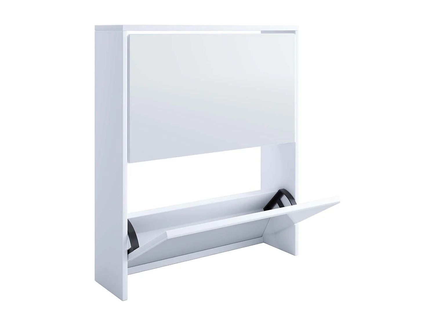 Shoe cabinet Stido White H. 73 x W. x 63 x D. 17 cm