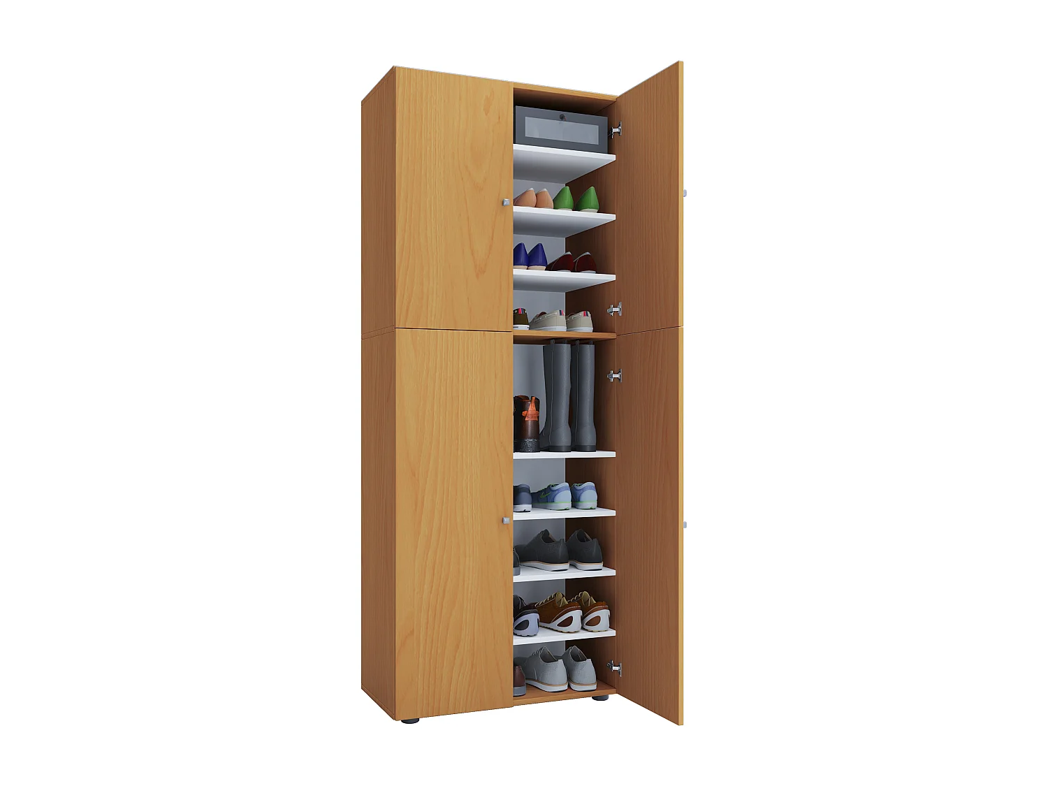 XXL Madera Mueble de zapato grande Lona 9 Libro