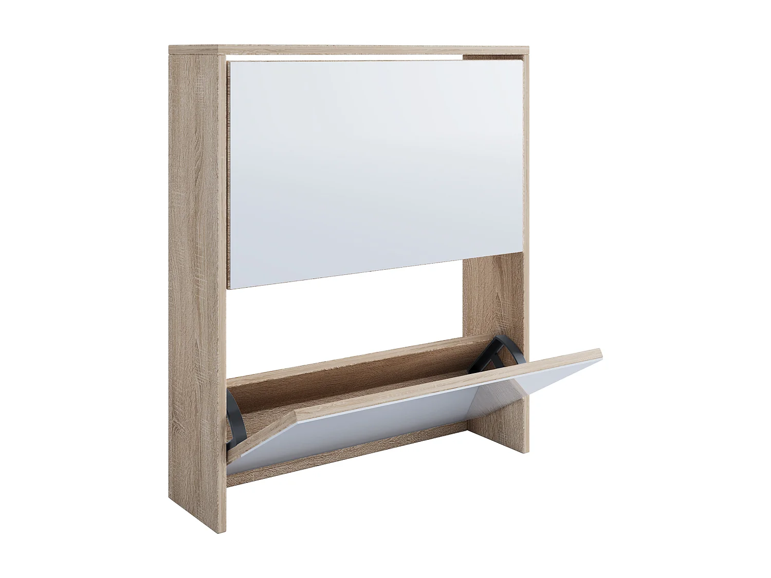 Shoe cabinet Stido Honey oak H. 73 x W. x 63 x D. 17 cm