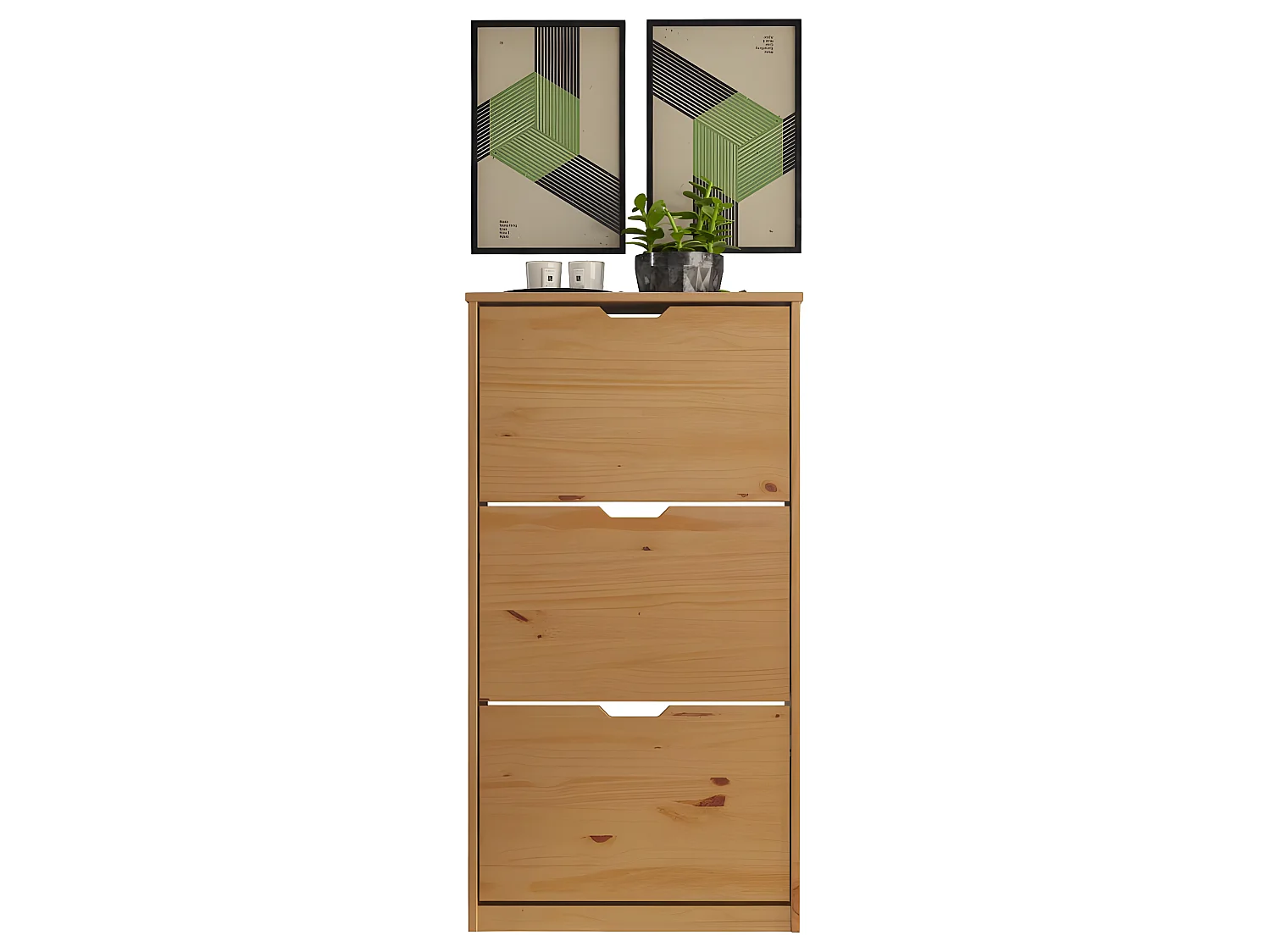 Mestre meuble à chaussures 3 claquement de porte miel.