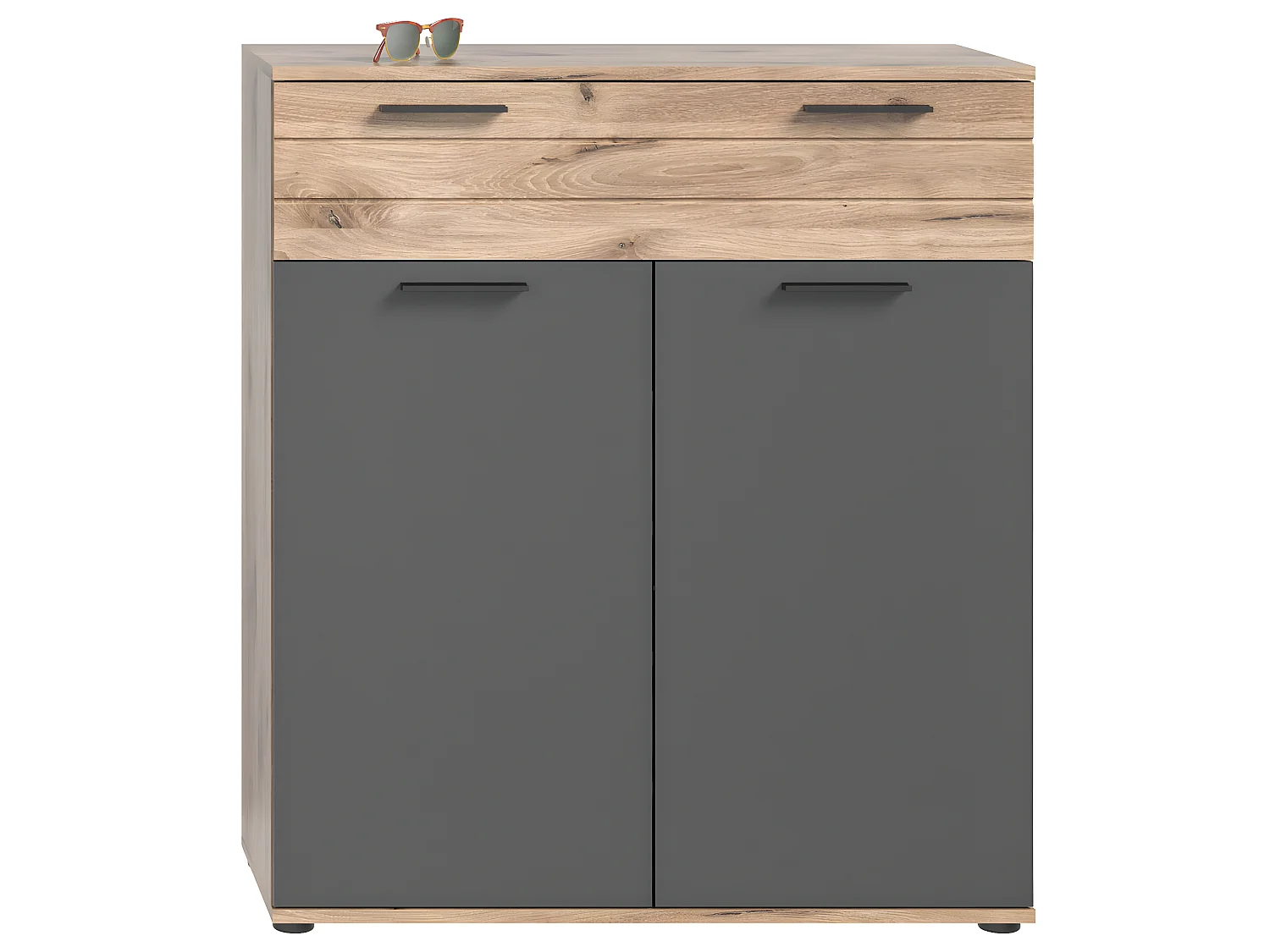 Mason Schuhschrank 2 Türen, 1 Schublade Eiche dekor.