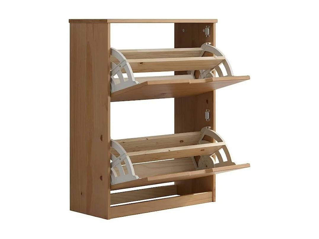 Meuble à chaussures bois de pin naturel Louis