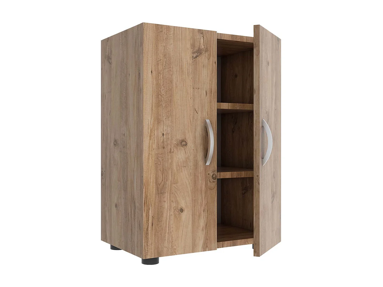 Shoe cabinet Ulas Honey oak H. 74 x W. 49 x D. 30 cm