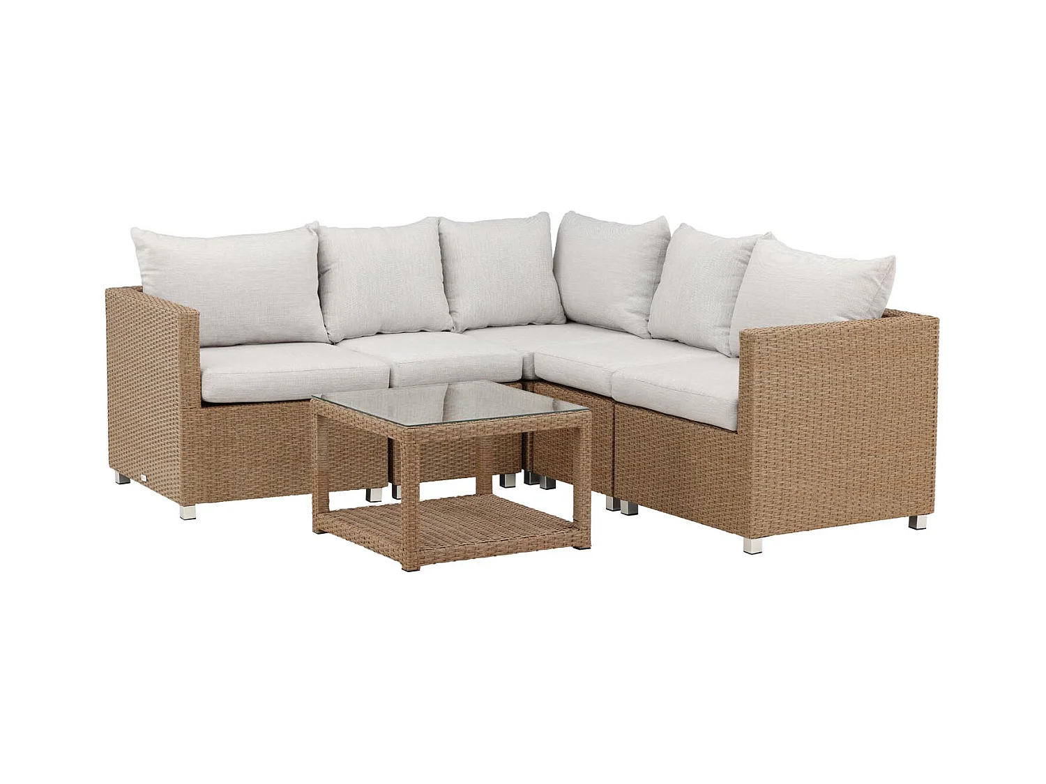 Salon de Jardin "Vamos" 200cm Naturel