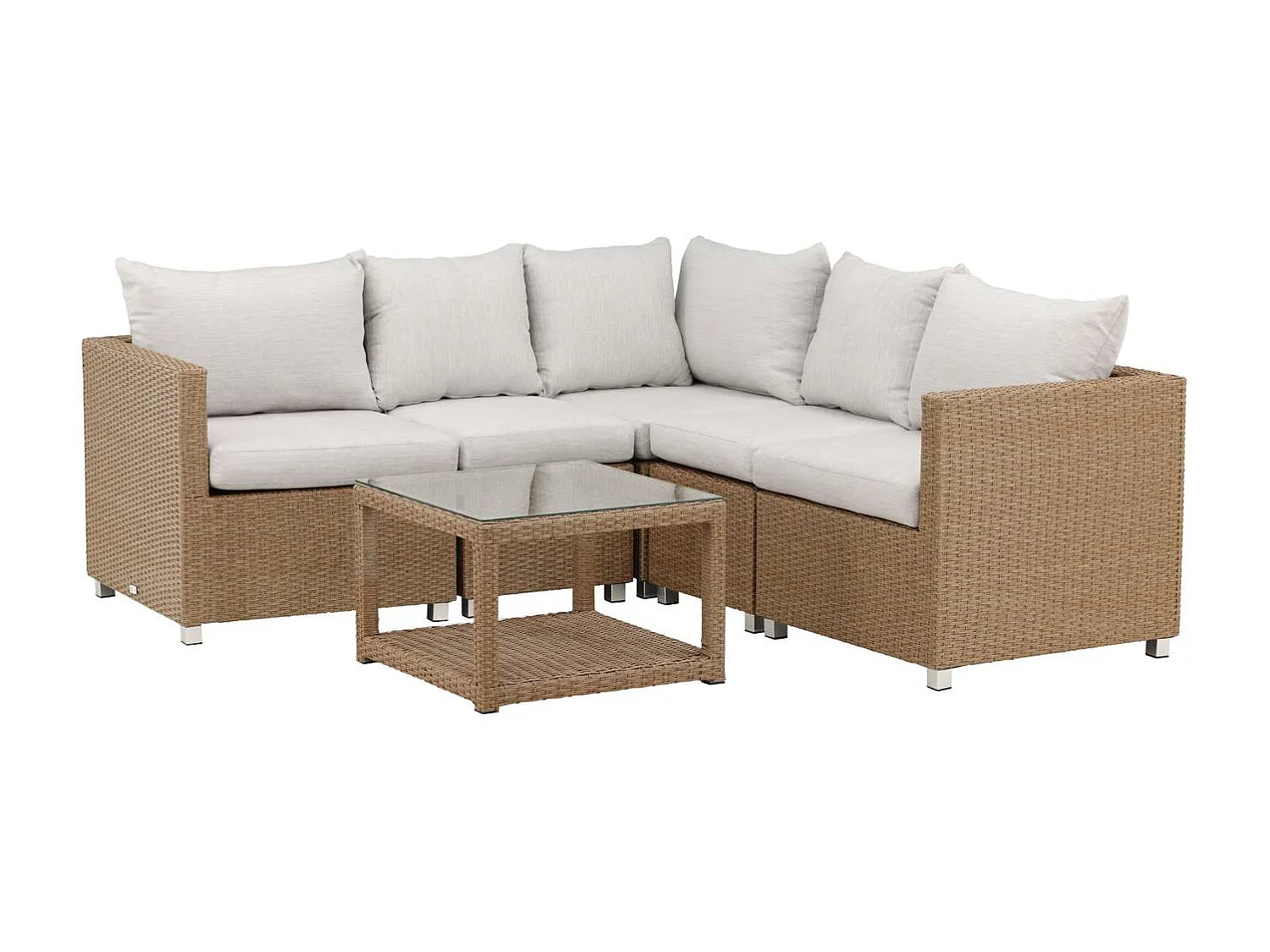 Salon de Jardin "Vamos" 200cm Naturel